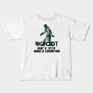 Bigfoot Hide & Seek Kids T-Shirt